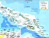 Соломоновы Острова карта на русском языке